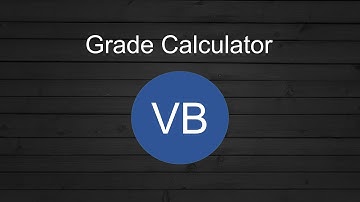 Visual Basic - Grade Calculator