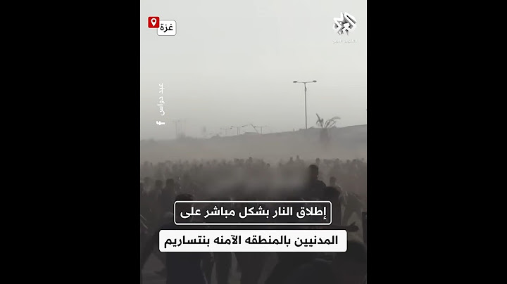 شاهد.. لحظة إطلاق النار على تجمع للفلسطينيين بالقرب من نقطة توزيع المساعدات الأميركية في نتساريم