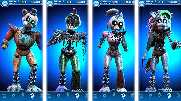 FNaF AR: Ignited Security Breach Animatronics Workshop Animation