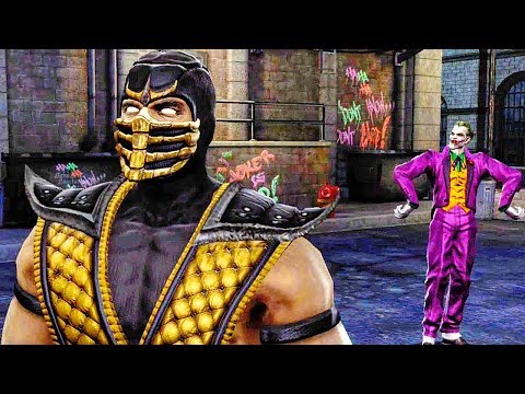 scorpion-meets-joker-scene---mortal-kombat-vs-dc-universe