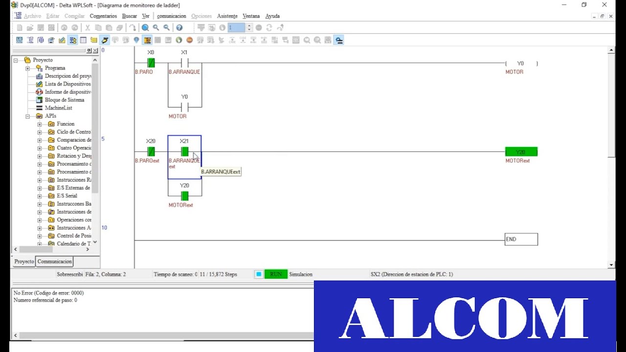 E/S digitales (locales y modulares), PLC Delta WPLSoft YouTube