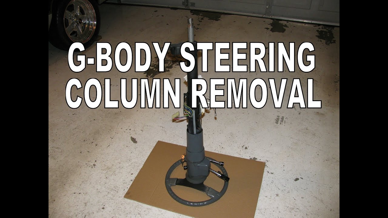 GBody Steering Column Removal!!! 1987 Olds 442 Video 32 YouTube