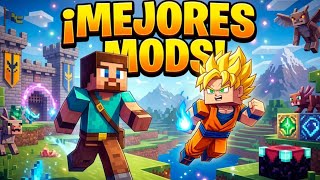 LOS MEJORES MODS PARA TU  MINECRAFT-PARTE 2- Mods Legendarios y Épicos Nivel Dios Para Tu Mundo 🌎🌍♥️