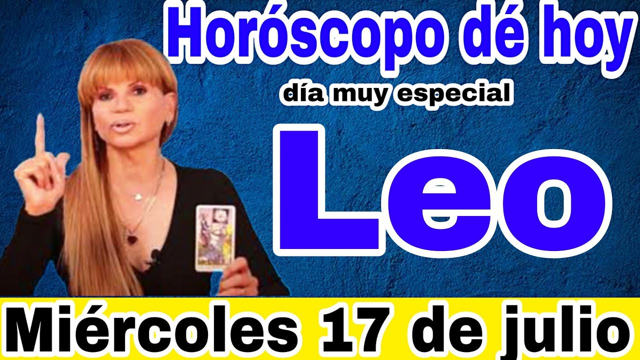 hermes ramirez horoscopo de hoy Leo //Horóscopo Diario - Leo - 17 de ...