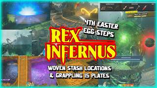 4th Easter Egg Steps Rex Infernus (Woven Stash Quest Item Locations & Grapple Plates / Cobwebs)