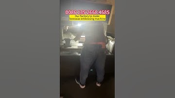 Our Beeswax Embossing Machine Factory