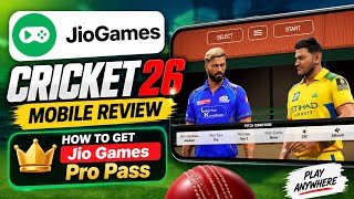 Cricket 26 Officially Launched On Mobile! Jio Games & How To Get It! Review screenshot 1