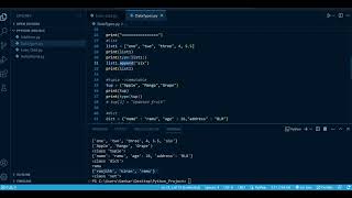 Python Data Types || list, tuple, dict, set