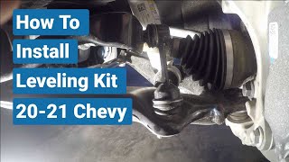 2020-22 Chevrolet/GMC Leveling Kit HOW TO