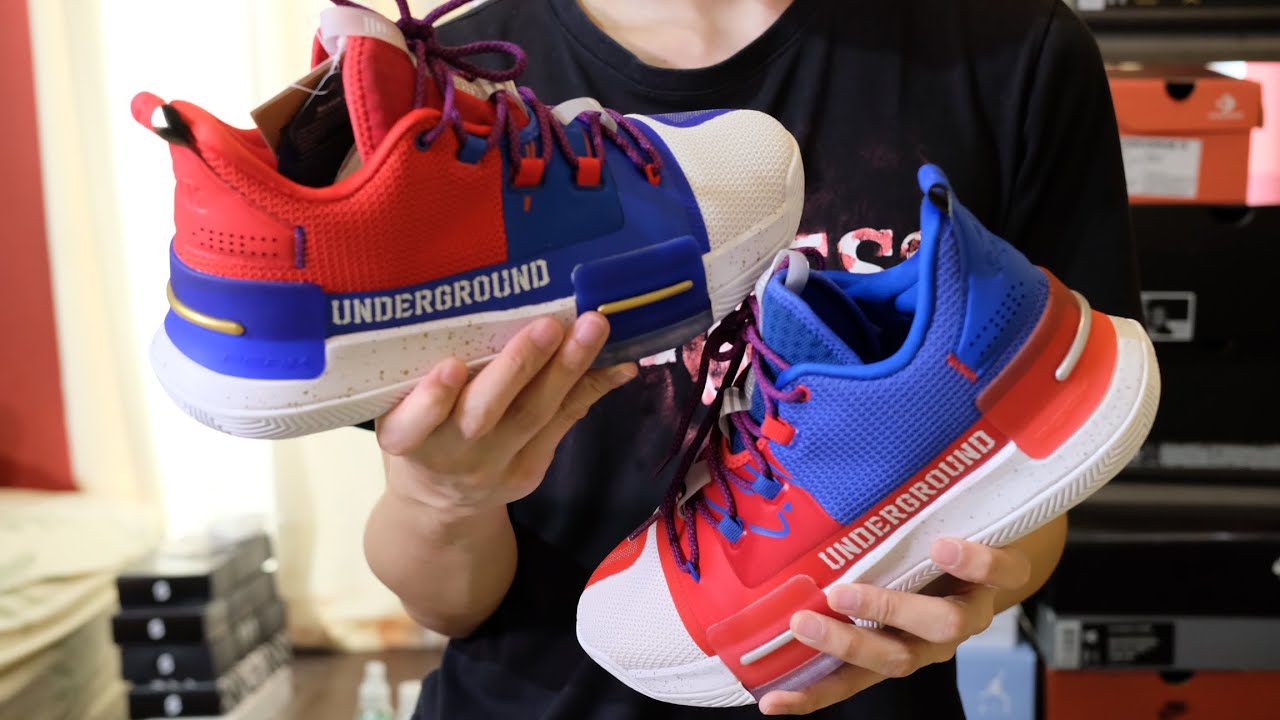 PEAK UNDERGROUND シューズ 赤/青 Review Peak Underground Lou Williams - YouTube