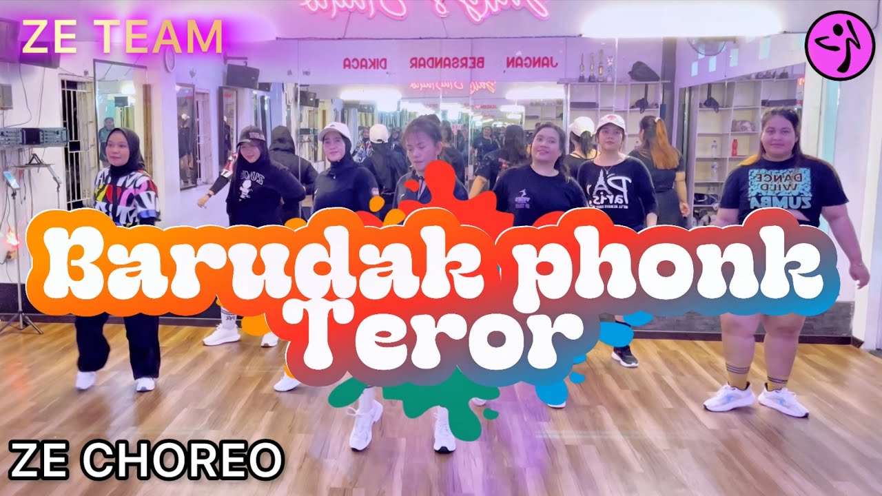 BARUDAK PHONK TERROR - DJ VINNIE / TIKTOK VIRAL / ZUMBA / DANCE WORKOUT / ZE CHOREO / ZE TEAM 🖤💜