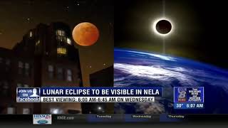 Lunar eclipse to be visible in Monroe, La 1/31/2018