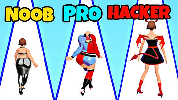 NOOB vs PRO vs HACKER in Body Race