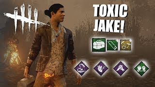 Playing As Jake Park BUT I'm SUPER TOXIC | Dead By Daylight