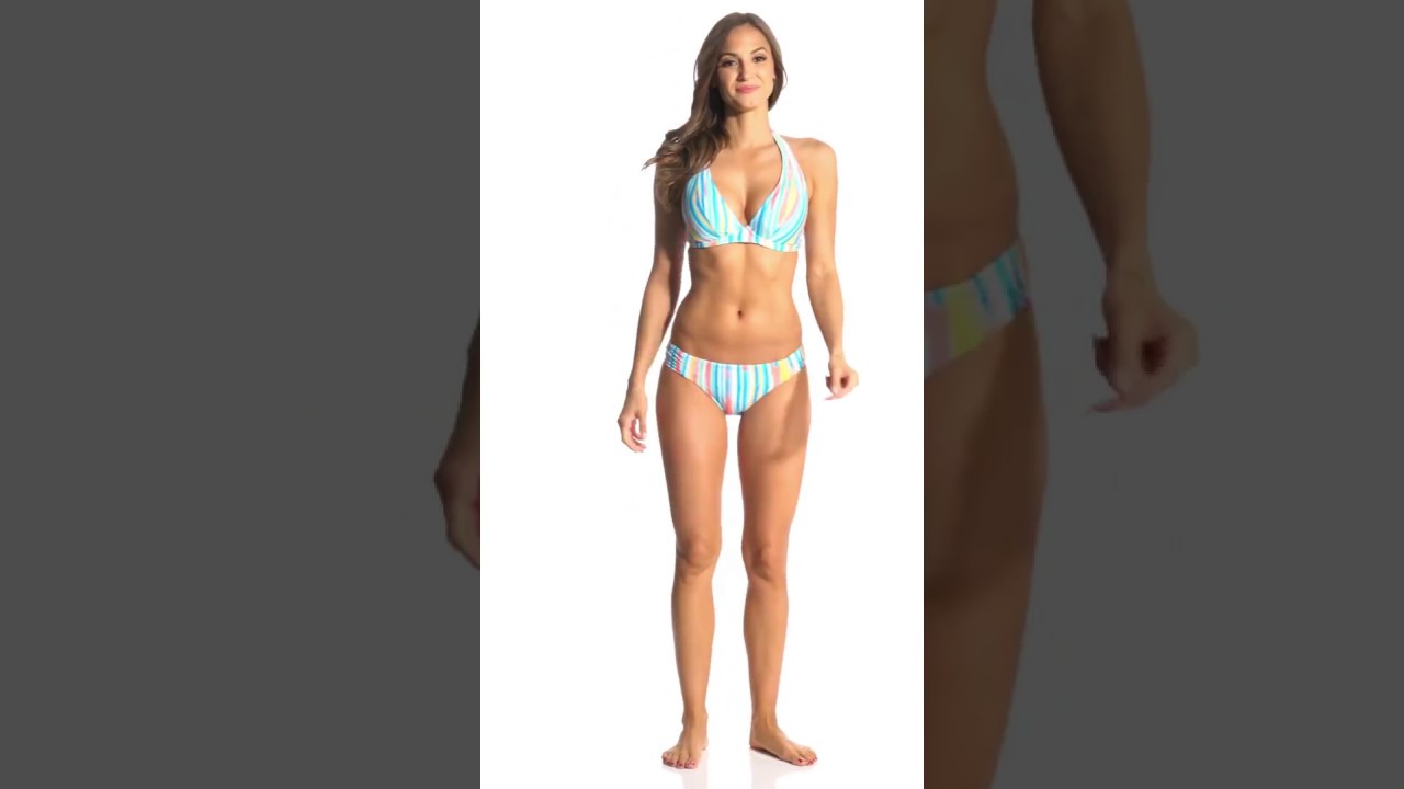 Sunsets Tulum Stripe Muse Bikini Top (E/F/G/H Cup) | SwimOutlet.com