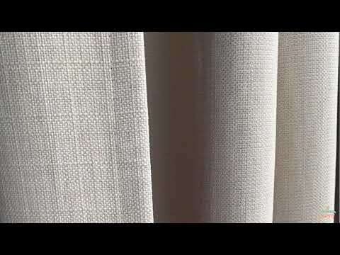 Светло-бежевые шторы в спальню - SunnyStore