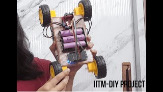 ESP8266 based robo-car | IITM-DIY PROJECT | SCHOOL CONNECT #iitm #botcar #robotics #schoolconnect