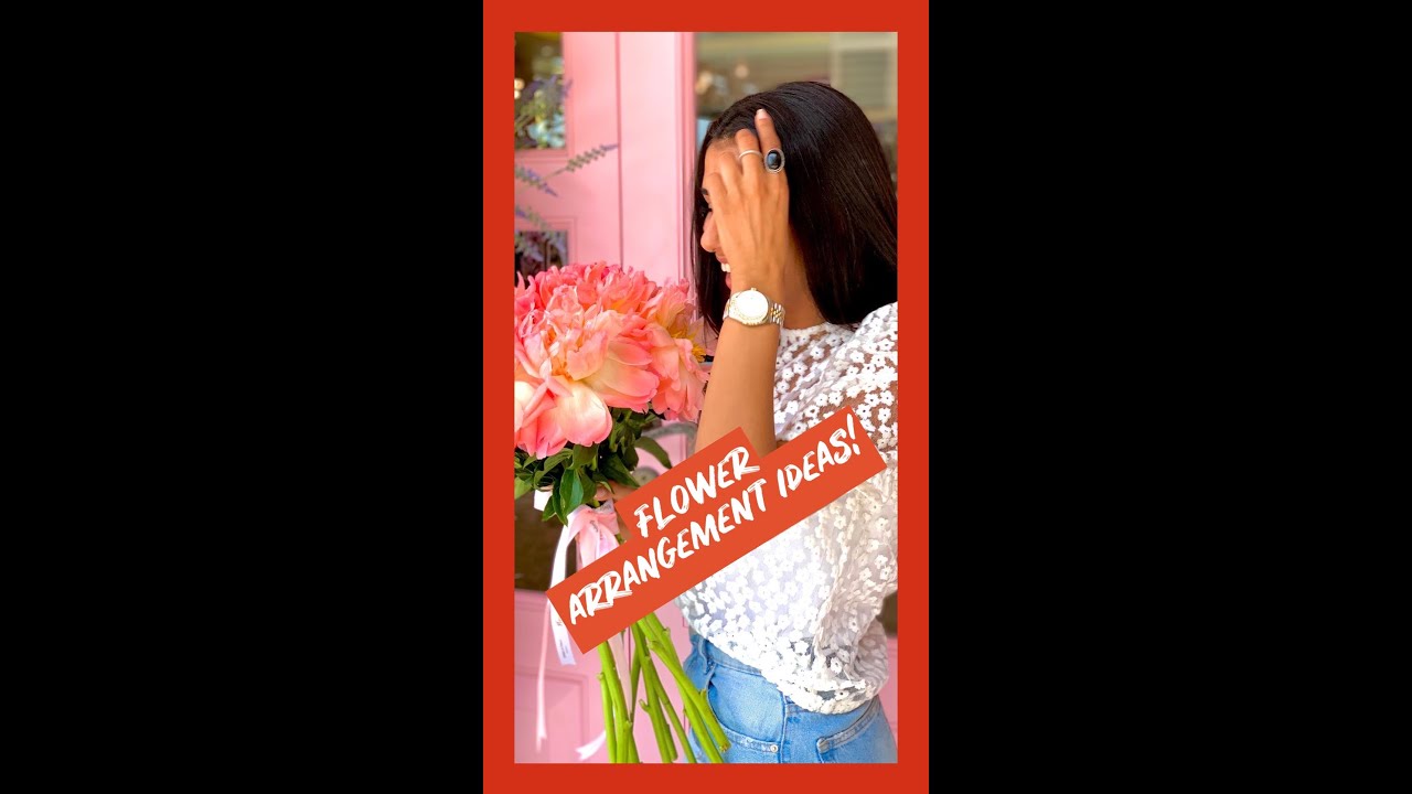 Fast and easy flower arrangement🌸How to make a flower arrangement one