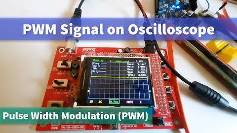 Arduino PWM Signal on Oscilloscope