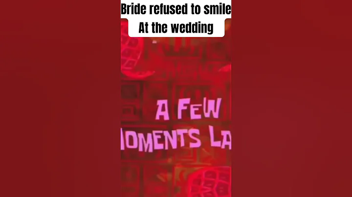 Bride refused to smile at her wedding #shortvideo #shorts