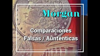 Monedas Morgan Comparaciones Falsas \/ Auténticas