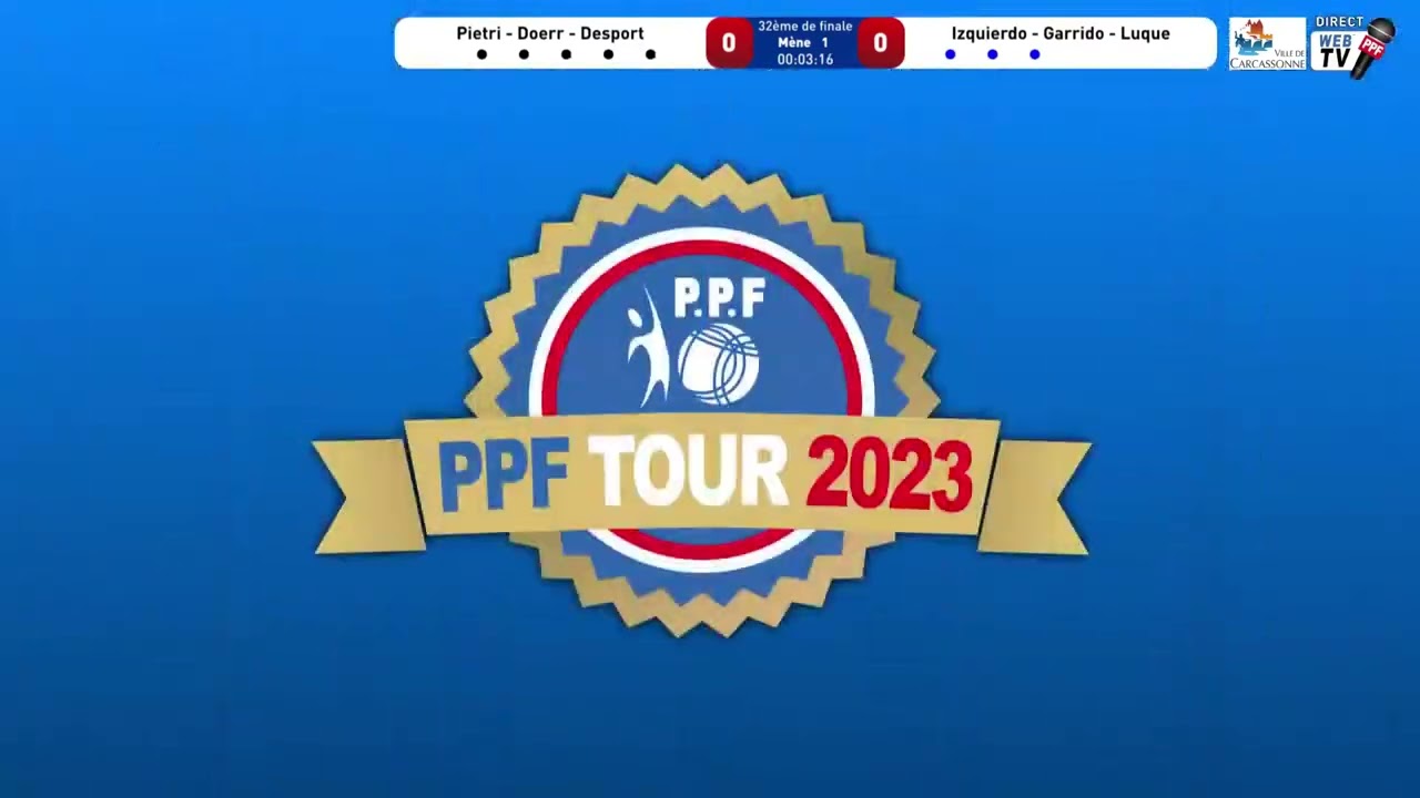 Miniature : PPF Tour 2023 Carcassonne Supranational 32e de finale Equipe DOERR contre équipe IZQUIERDO (ESPAGNE)
