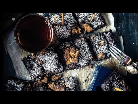 Homemade Eggless Banana Peanut Butter Brownies Recipe | Low Fat | Butter Free | Easy Dessert | Vegan