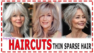 STYLISH💕HAIRCUTS 2025  for thin and sparse hair for women over 40-50-60-70