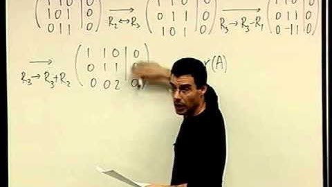29 -  Determining linear independence