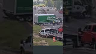 Box Truck Crash Blocks All Lanes on I-20 in Columbia, SC