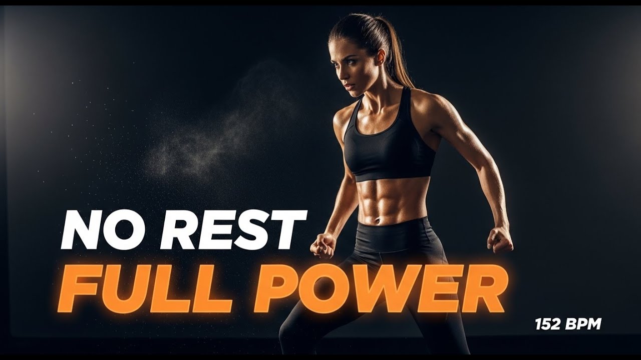 HEAVY STRENGTH WORKOUT MUSIC 💥 152 BPM No Rest, Pure Power - YouTube