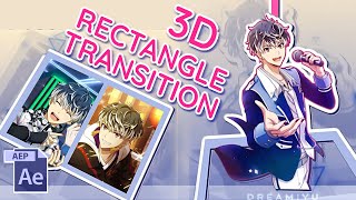 3d rectangle transition / after effects amv edit tutorial