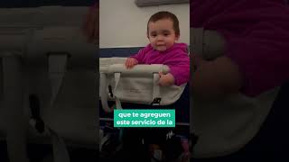 #UnitedAirlines cómo obtener una cuna para tu bebé durante un vuelo largo. #travelbaby #babytips