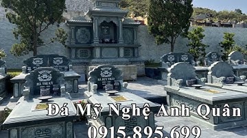 Mẫu Lăng Mộ đá xanh rêu đẹp tại Hương Sơn, Hà Tĩnh (lăng mộ trên đồi)