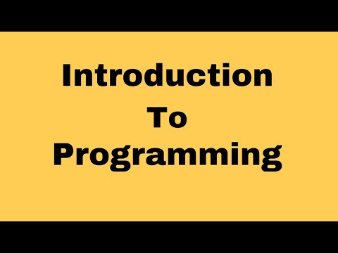 Introduction to Programming