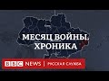 Месяц войны России с Украиной: ключевые события в одном видео