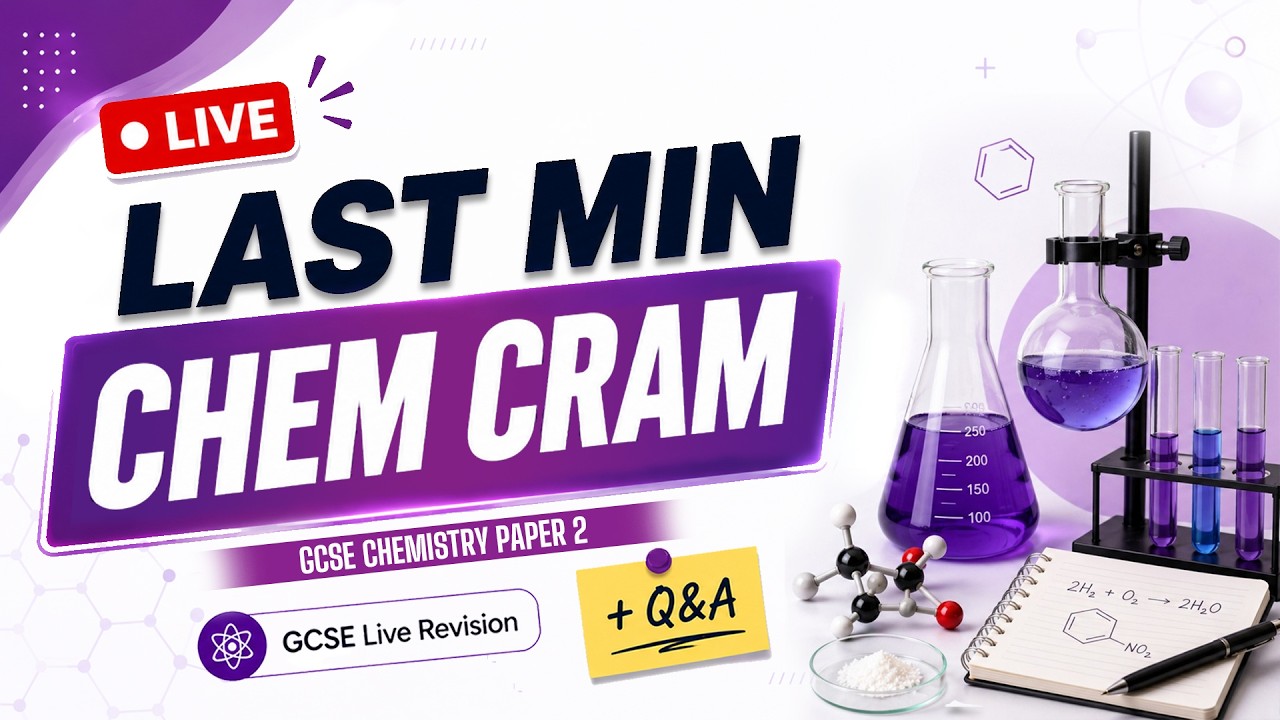 GCSE Chemistry Paper 2 — Last-Minute Live Revision (FREE)