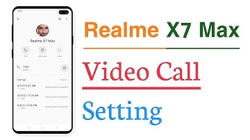 Realme X7 Max Video Call Feature