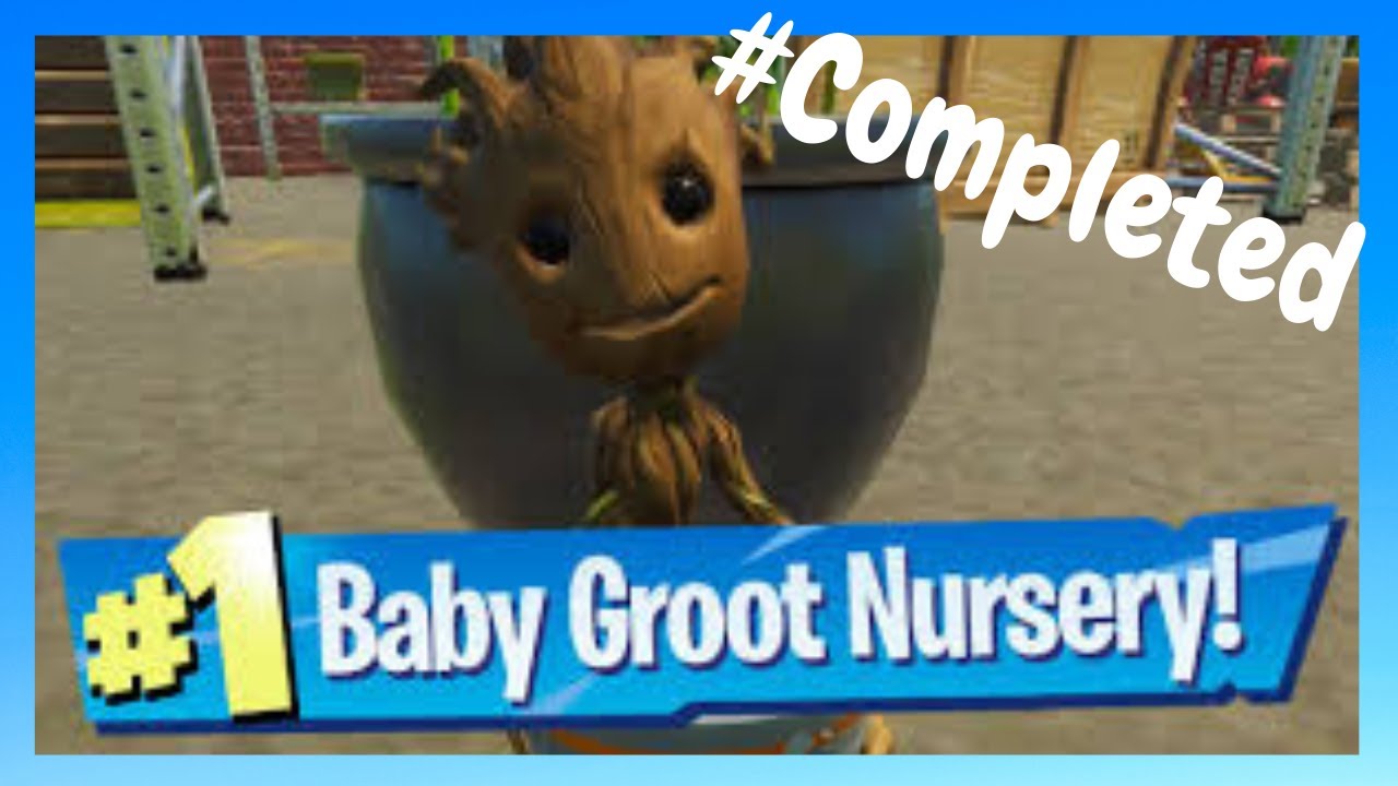 Rescue Sapling Groot from Holly Hedges Nursery Fortnite Location