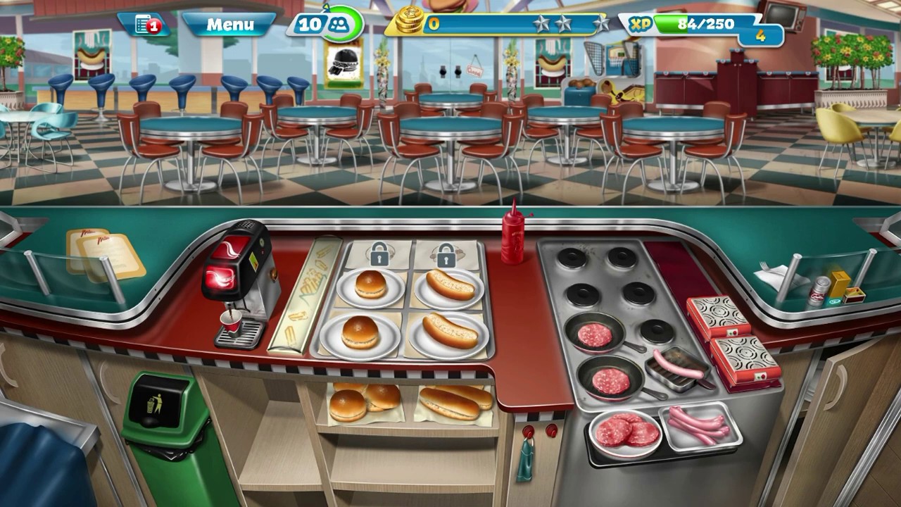 Cooking Fever - level 3 - YouTube