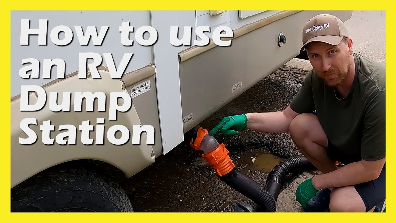 How to use an RV Dump Station - YouTube