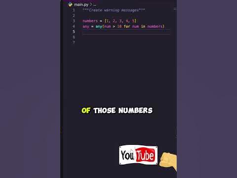 Warnings in Python: Mastering the warnings Module #pythontutorial # ...