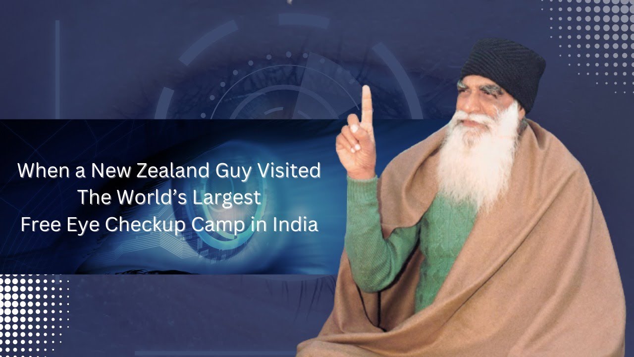 When a New Zealand 🇳🇿 Guy Visited The World’s Largest FREE Eye Checkup Camp in India 🇮🇳