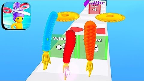 Long Hair Run ​- All Levels Gameplay Android,ios (Levels 1-6)