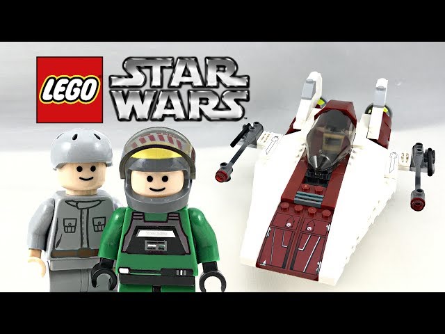 Anemone fisk dukke mens LEGO Star Wars A-Wing Fighter review and unboxing! 2006 set 6207! - YouTube