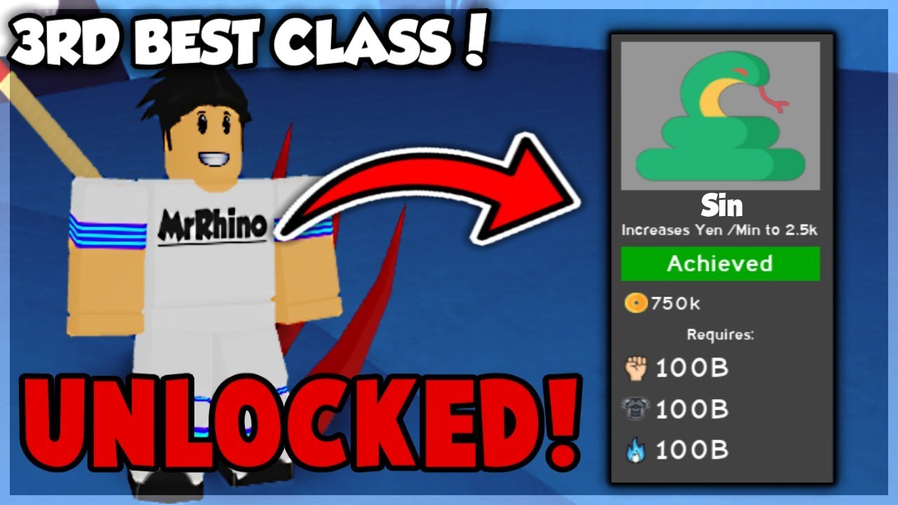 I Unlocked The Sin Class In Anime Fighting Simulator - 5k visits don t press the button 2 roblox