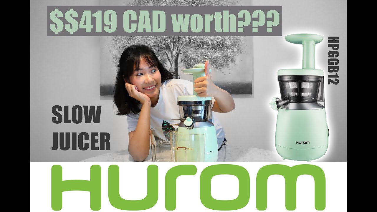 Hurom HP Slow Juicer Unbox ONLY YouTube