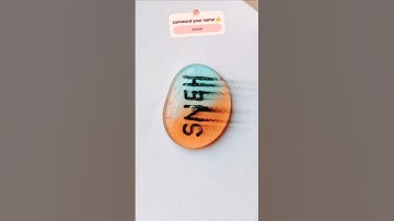 BUBBLE NAME latter Art #shorts#deepindiy#calligraphy#nameart#bubblesort#latteart#diy#diycalligraphy