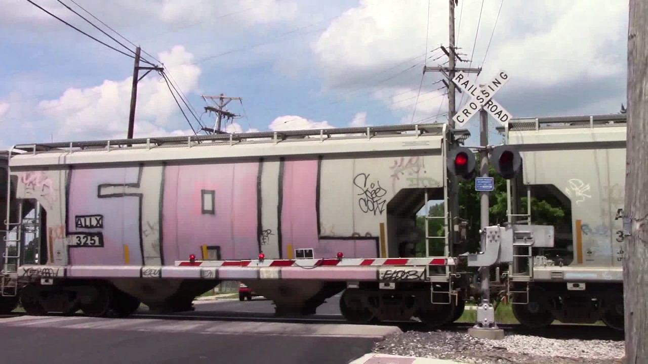 West St. Grade Crossing (Norwalk, OH) 8/1/17 bnsf 5729