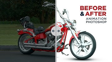 Before After Wipe Animation in Photoshop